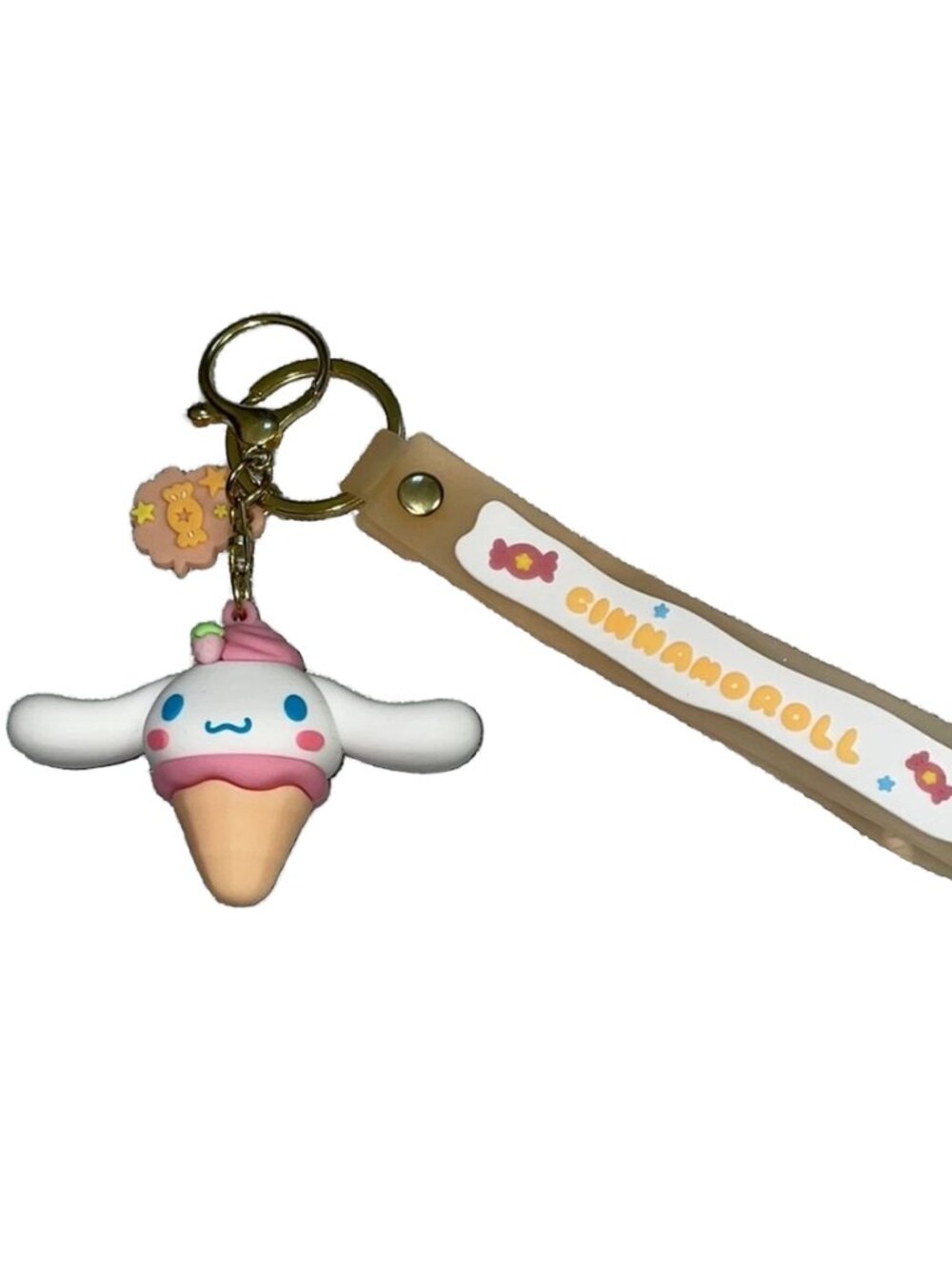 Cinnamoroll Ice Cream Cone Keychain or handbag bag charm